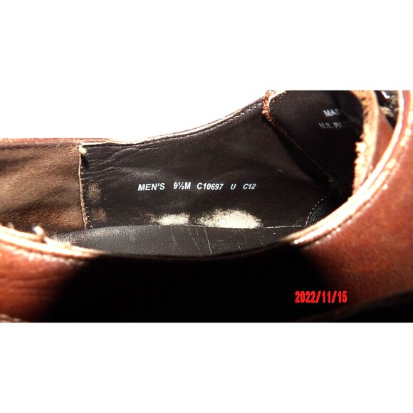 NikeAir Cole Haan Stylar C10697 Brown Split Toe Derby Oxfords Shoes Men's US 9.5 - Picture 14 of 15